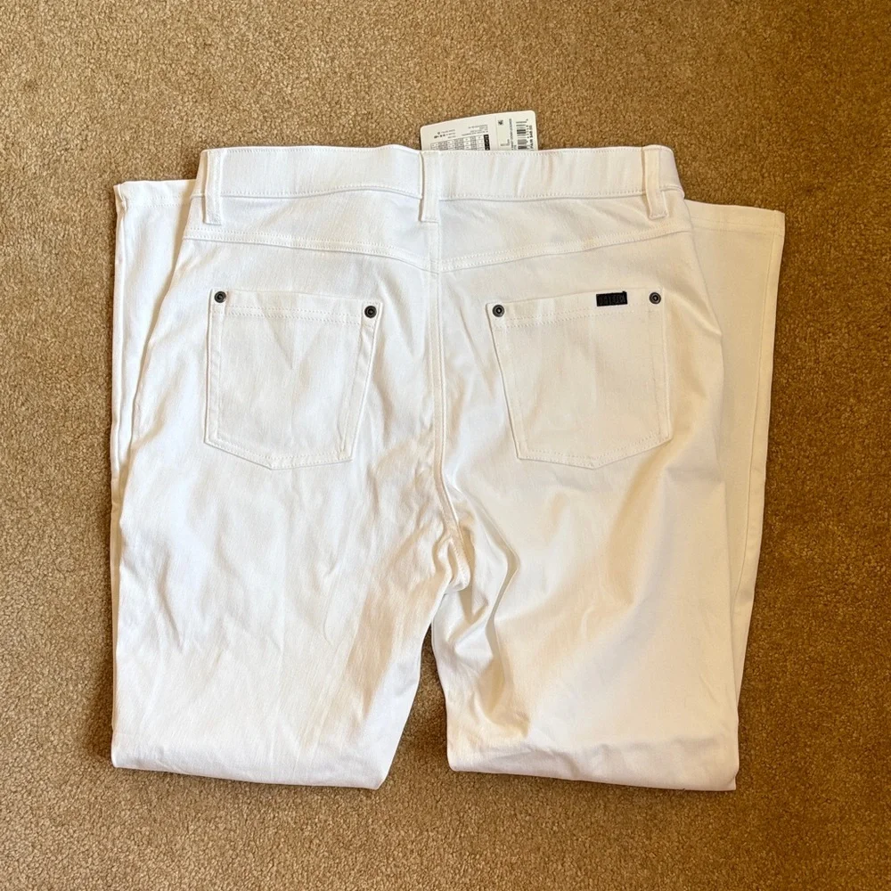 HUE Women's High Rise Jeans in White 🦋NWT🦋 - Picture 6 of 6
